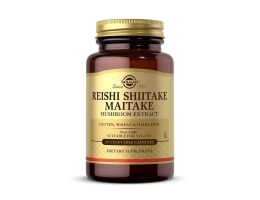 Reishi, Shiitake og Maitake (svampeekstrakt) Solgar 30228