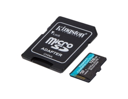 Mikro-SD-hukommelseskort med adapter Kingston SDCG3 Sort