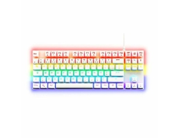 Gaming-tastatur The G-Lab Mercury AZERTY Hvid