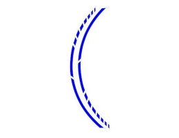 Klistermærker til fælge Foliatec Blå