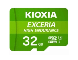 Mikro-SD-hukommelseskort med adapter Kioxia Exceria High Endurance Klasse 10 UHS-I U3 Grøn