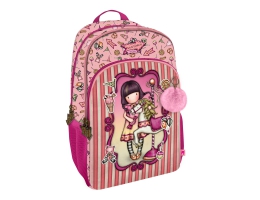 Skoletaske Gorjuss Carousel Laksefarvet (29 x 45 x 17 cm)