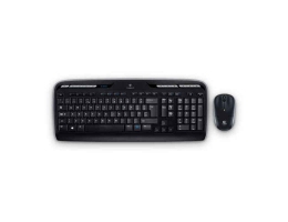 Tastatur og trådløs mus Logitech MK330 Sort