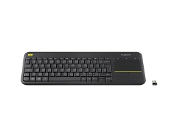 Tastatur Logitech K400 Plus Bluetooth Sort Trådløst Touchpad AZERTY TV