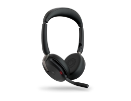 Bluetooth headset med mikrofon Jabra Evolve2 65 Flex Sort