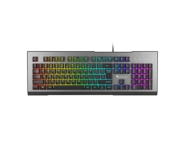 Gaming-tastatur Genesis RHOD 500 RGB Sølvfarvet