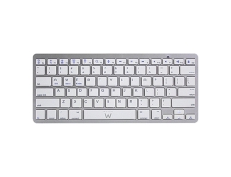 Bluetooth-tastatur Ewent EW3161 Hvid (Spansk)