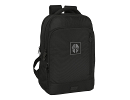 Rygsæk til bærbar computer og tablet med USB output The Mandalorian Sort