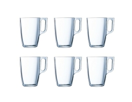Set med kopper Luminarc Nuevo Gennemsigtig Glas 320 ml (6 Dele)