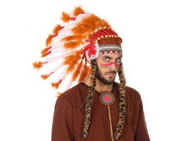 Indisk hovedbeklædning Brun