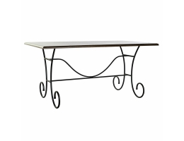 Spisebord DKD Home Decor Gran jern (159 x 90 x 78 cm)