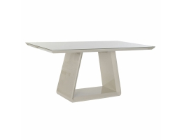 Spisebord DKD Home Decor Krystal Grå Træ MDF (160 x 90 x 75 cm)