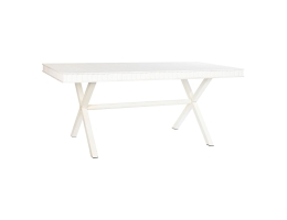 Spisebord DKD Home Decor Metal Hvid Mangotræ (180 x 90 x 76 cm)