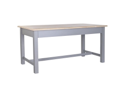 Spisebord DKD Home Decor Grå Træ MDF (161.5 x 81.5 x 78 cm)