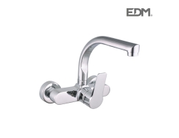 Hane med blandingsbatteri EDM Chromsalt