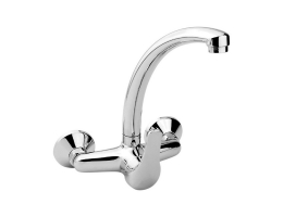 Hane med blandingsbatteri EDM Rustfrit stål Zink Kobber