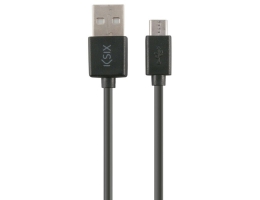 USB-kabel til Micro USB Contact 1 m Sort