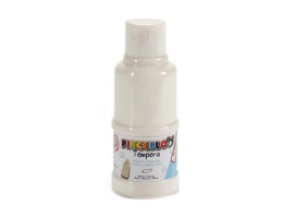 Tempera Hvid Plastik Maling (120 ml)