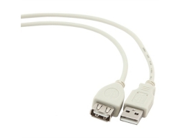 USB forlængerkabel GEMBIRD CC-USB2-AMAF-75CM/30 Hvid