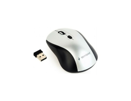 Trådløs mus GEMBIRD MUSW-4B-02-BS Hvid Sort/Sølvfarvet (1 enheder)