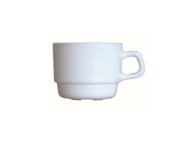 Set med kopper Arcoroc Restaurant Hvid Glas 190 ml 12 enheder