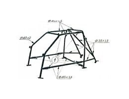Roll Cage OMP AB/106/126