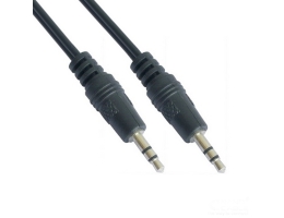 Lydjack-kabel (3,5 mm) NANOCABLE 10.24.0103 (3 m) Sort