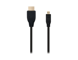 HDMI til micro HDMI kabel NANOCABLE 10.15.3501 Sort (0,8 m)