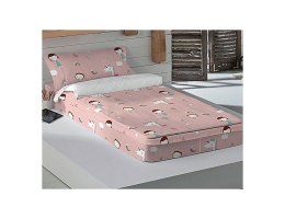 Vatteret sengetøj med lynlås Haciendo el Indio Unicorn (Seng 90)