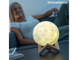 Genopladelige LED-Lampe Måne Moondy InnovaGoods