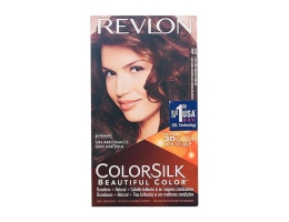 Farve uden Ammoniak Colorsilk Revlon Gylden kastanje kobber