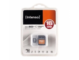 Mikro-SD-hukommelseskort med adapter INTENSO 3413470 16 GB Klasse 10