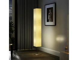 Standerlampe Med Stålfod 170 Cm Beige