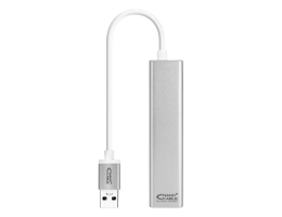 USB 3.0 Gigabit Ethernet adapter NANOCABLE 10.03.0403 Sølvfarvet