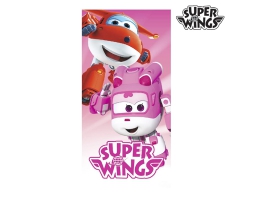 Pink Super Wings Strandhåndklæde