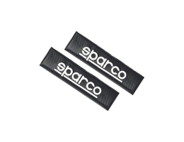 Puder til sikkerhedssele Sparco Carbono 1206CB Charcoal (2 uds)