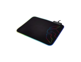 Gamingmåtte med LED lys Krom Knout RGB (32 x 27 x 0,3 cm) Sort