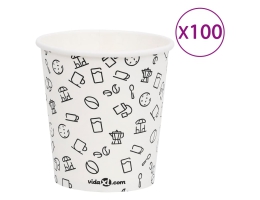 Papkrus100Stk.200Mlhvidogsort