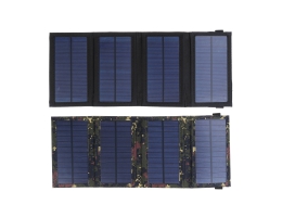 5;5V 9;6W Solar Oplader Solpanel Oplader Vandtæt Foldbar Dual USB Port Solar Batterioplader