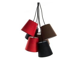 Loftslampe Dekodonia Klæde Jern Med stof (40 x 100 cm)