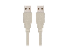 USB 2.0-kabel NANOCABLE 10.01.0303 Beige (2 m)