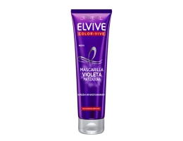 Mattende Hårmaske Elvive Color-vive Violeta L'Oreal Make Up (150 ml)