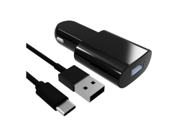 Biloplader Contact USB-C (1 m) Sort