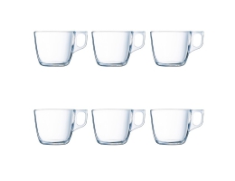 Dele kaffekopsæt Luminarc 6 pcs Gennemsigtig (22 cl)