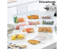 Sæt med genanvendelige poser til fødevarer Freco InnovaGoods 10 Dele