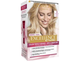 Permanent Farve Excellence L'Oreal Make Up Klar Blond Nº 9