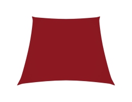 Solsejl 2/4X3 M Trapezformet Oxfordstof Rød