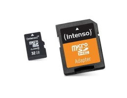 Mikro-SD-hukommelseskort med adapter INTENSO 3413480 32 GB Klasse 10