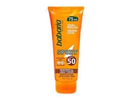 Lotion til Sportsudøvere Solar Sport Waterproof Babaria Spf 50 (75 ml)