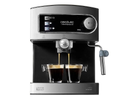Hurtig manuel kaffemaskine Cecotec Power Espresso 20 1,5 L 850W Sort Rustfrit stål